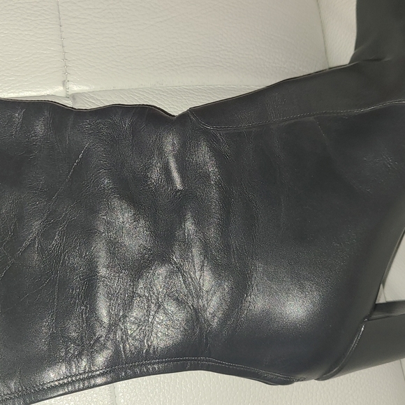 Kenneth Cole gray leather tall boots - Picture 10 of 10